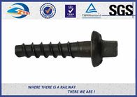 SS Serie HDG Surface Railway Sleeper Screws 5.6 Grade For Railway Fastener