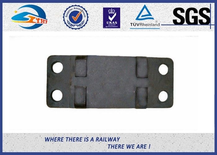 Rail Fasteners Railroad Tie Plates Oxide Black  Guide Plate Casting Technology